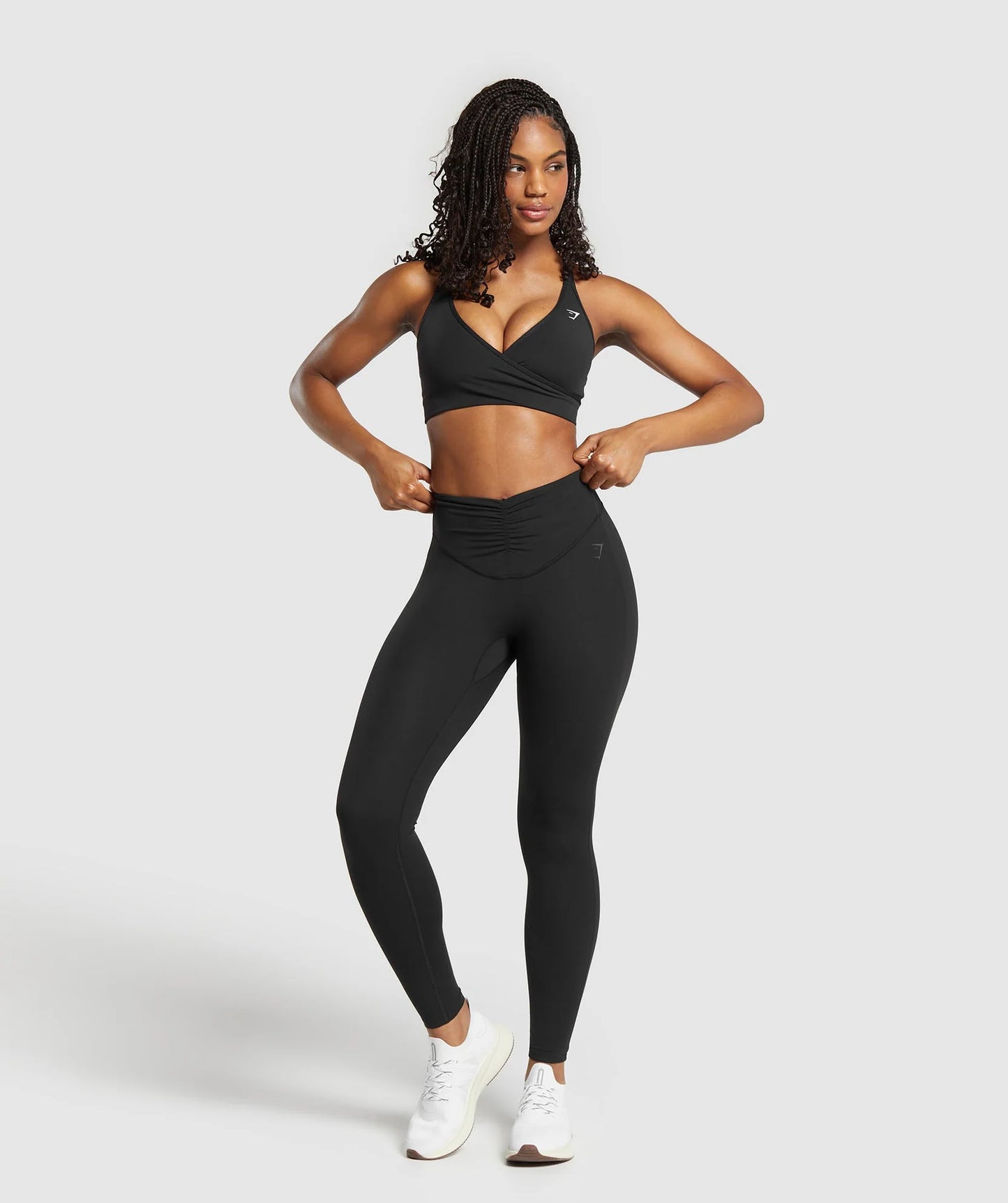 Gymshark Wrap Sports Bra - Negro