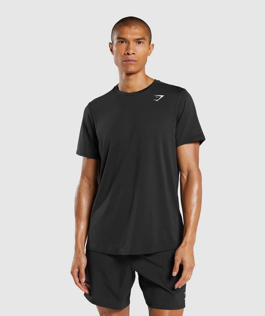 Gymshark Arrival Regular Fit T-Shirt - Negro