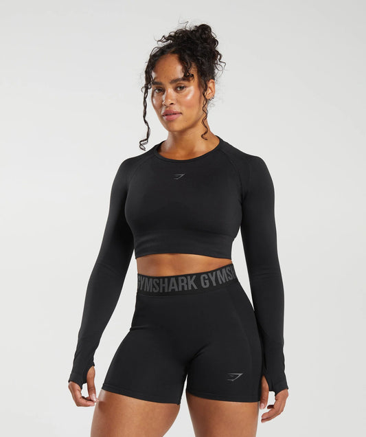 Gymshark Flex Sports Long Sleeve Crop Top